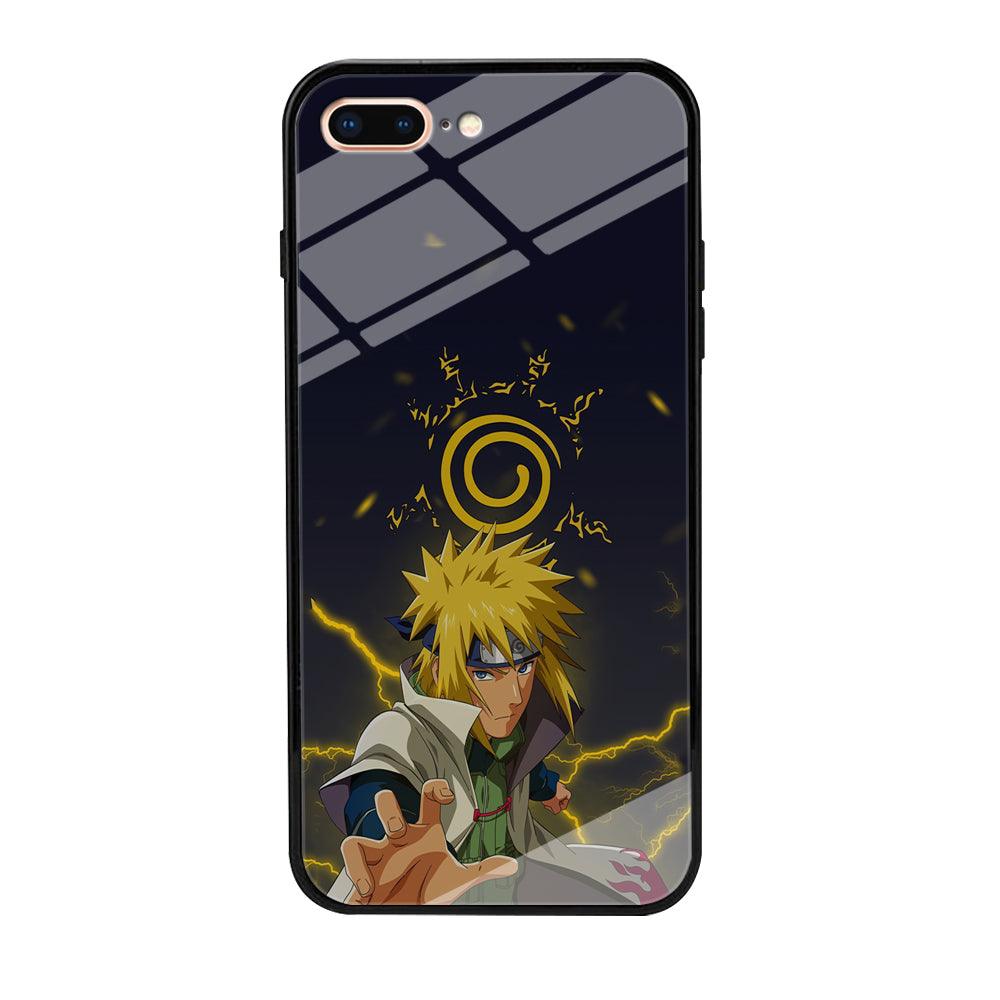 Naruto on Minato Yellow Flash iPhone 8 Plus Case-Oxvistore