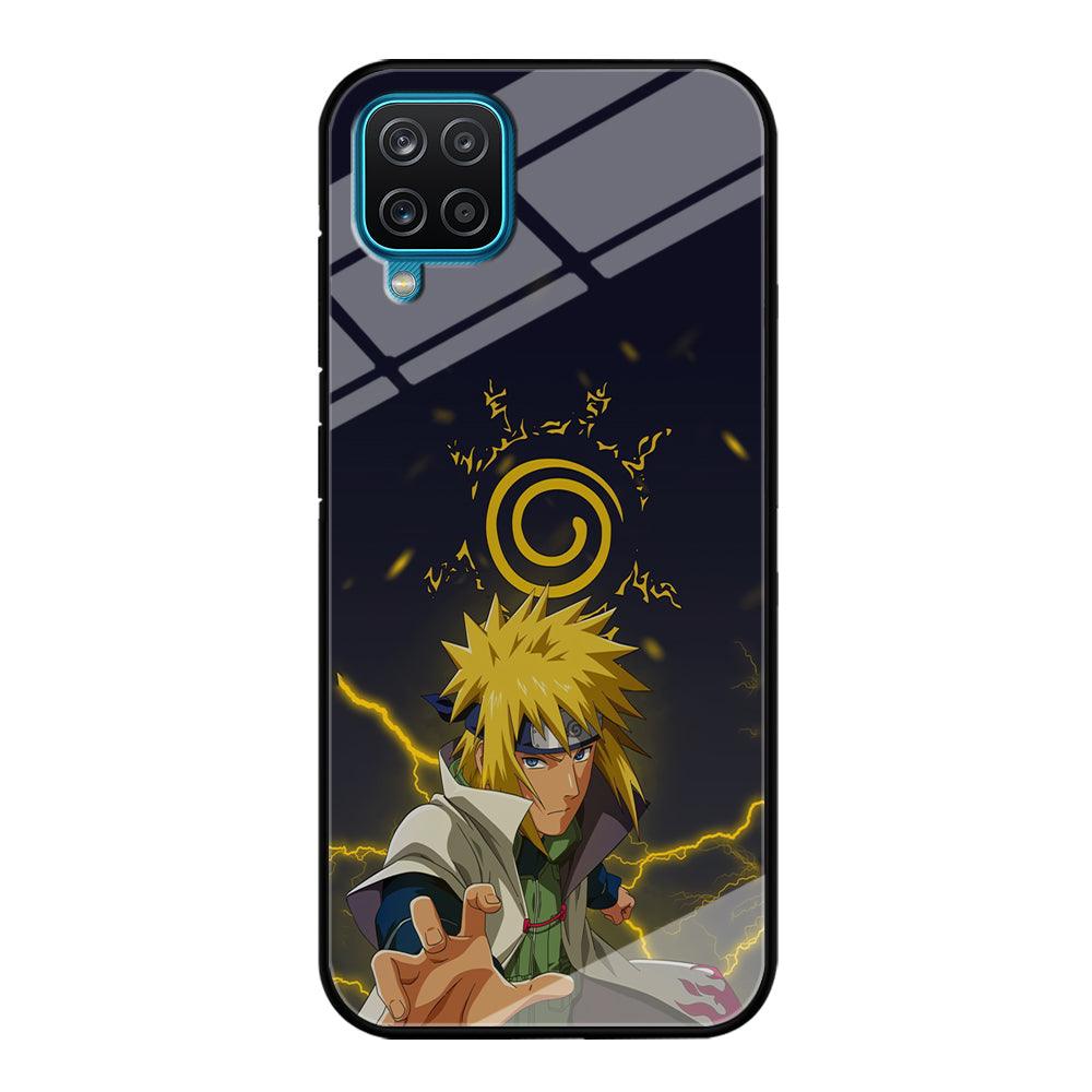 Naruto on Minato Yellow Flash Samsung Galaxy A12 Case-Oxvistore