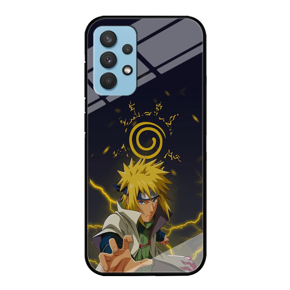 Naruto on Minato Yellow Flash Samsung Galaxy A32 Case-Oxvistore