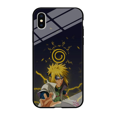 Naruto on Minato Yellow Flash iPhone Xs Max Case-Oxvistore