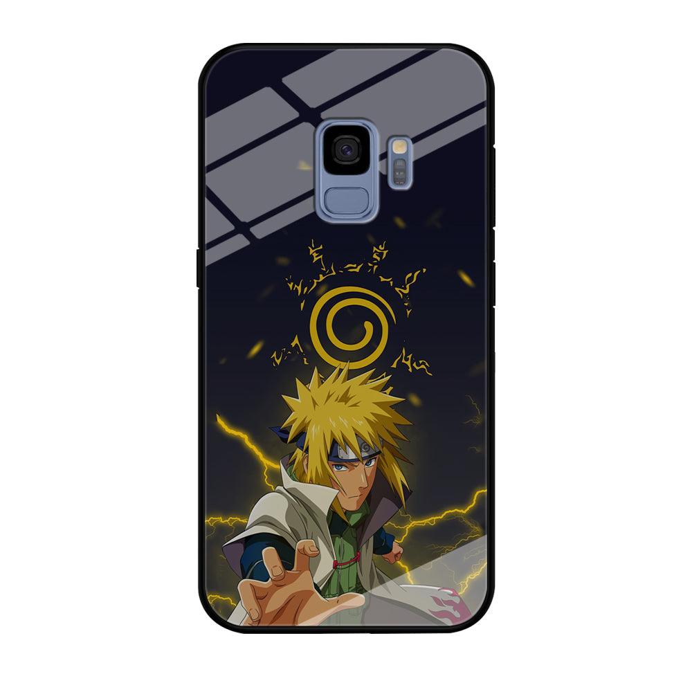 Naruto on Minato Yellow Flash Samsung Galaxy S9 Case-Oxvistore