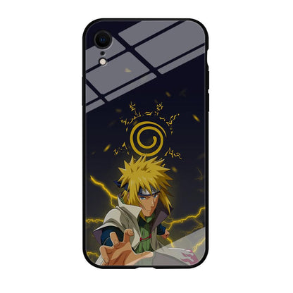 Naruto on Minato Yellow Flash iPhone XR Case-Oxvistore