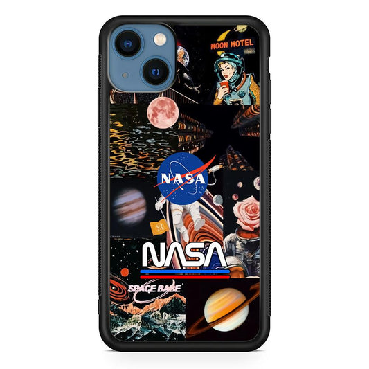 Nasa Astronaut Hustle iPhone 15 Case-Oxvistore