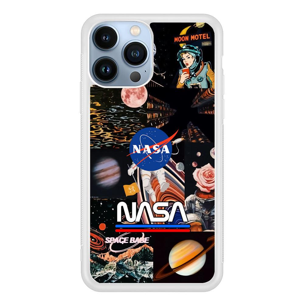 Nasa Astronaut Hustle iPhone 15 Pro Case-Oxvistore