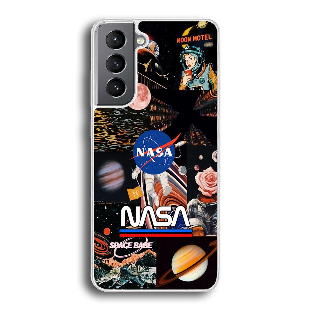 Nasa Astronaut Hustle Samsung Galaxy S21 Plus Case-Oxvistore