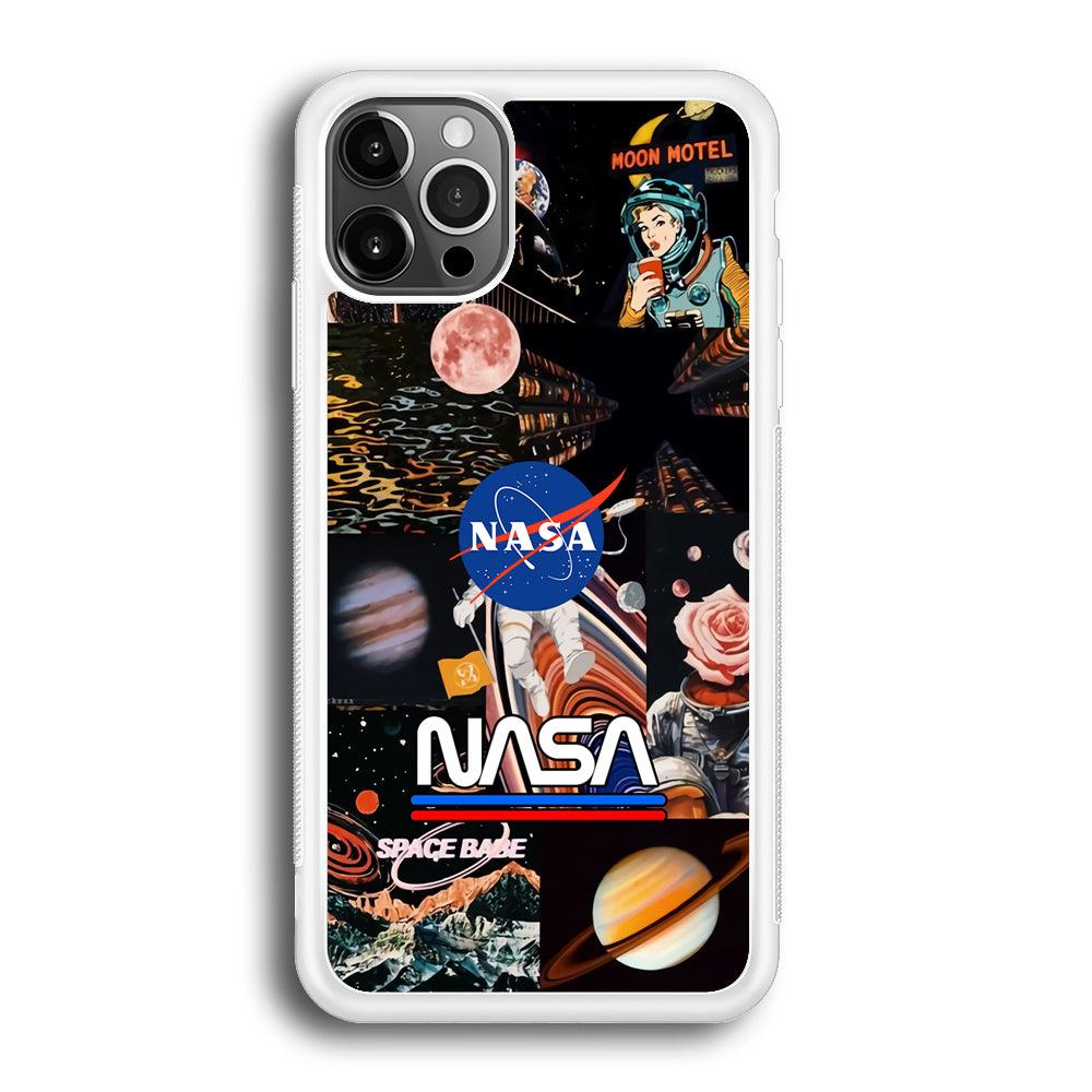 Nasa Astronaut Hustle iPhone 12 Pro Case-Oxvistore