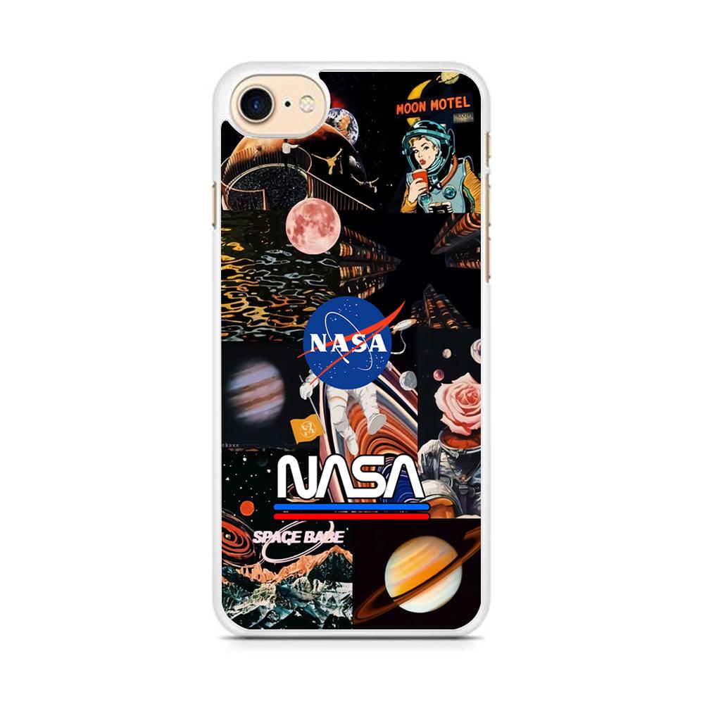 Nasa Astronaut Hustle iPhone 7 Case-Oxvistore