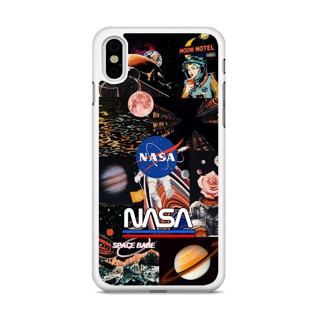 Nasa Astronaut Hustle iPhone X Case-Oxvistore