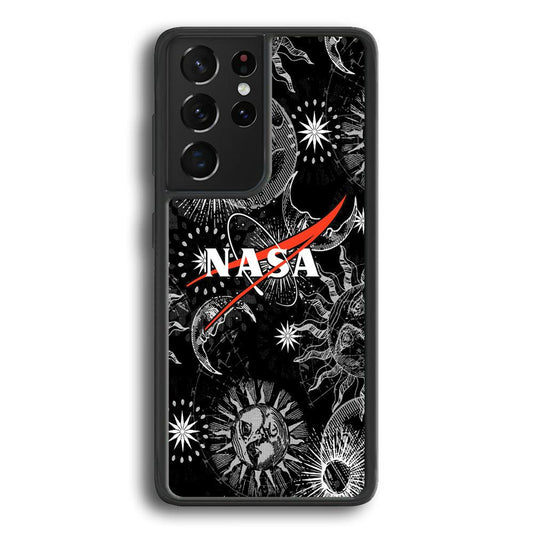 Nasa Astronomy Introduction Samsung Galaxy S24 Ultra Case-Rubber Black (2D Case)-Oxvistore
