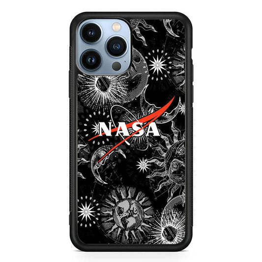 Nasa Astronomy Introduction iPhone 13 Pro Max Case-Rubber Black (2D Case)-Oxvistore