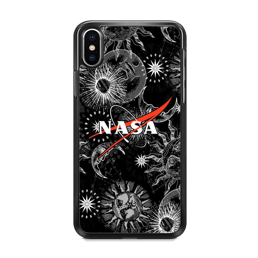 Nasa Astronomy Introduction iPhone XS MAX Case-Rubber Black (2D Case)-Oxvistore