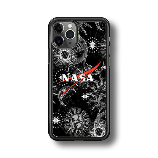 Nasa Astronomy Introduction iPhone 11 Pro Max Case-Rubber Black (2D Case)-Oxvistore