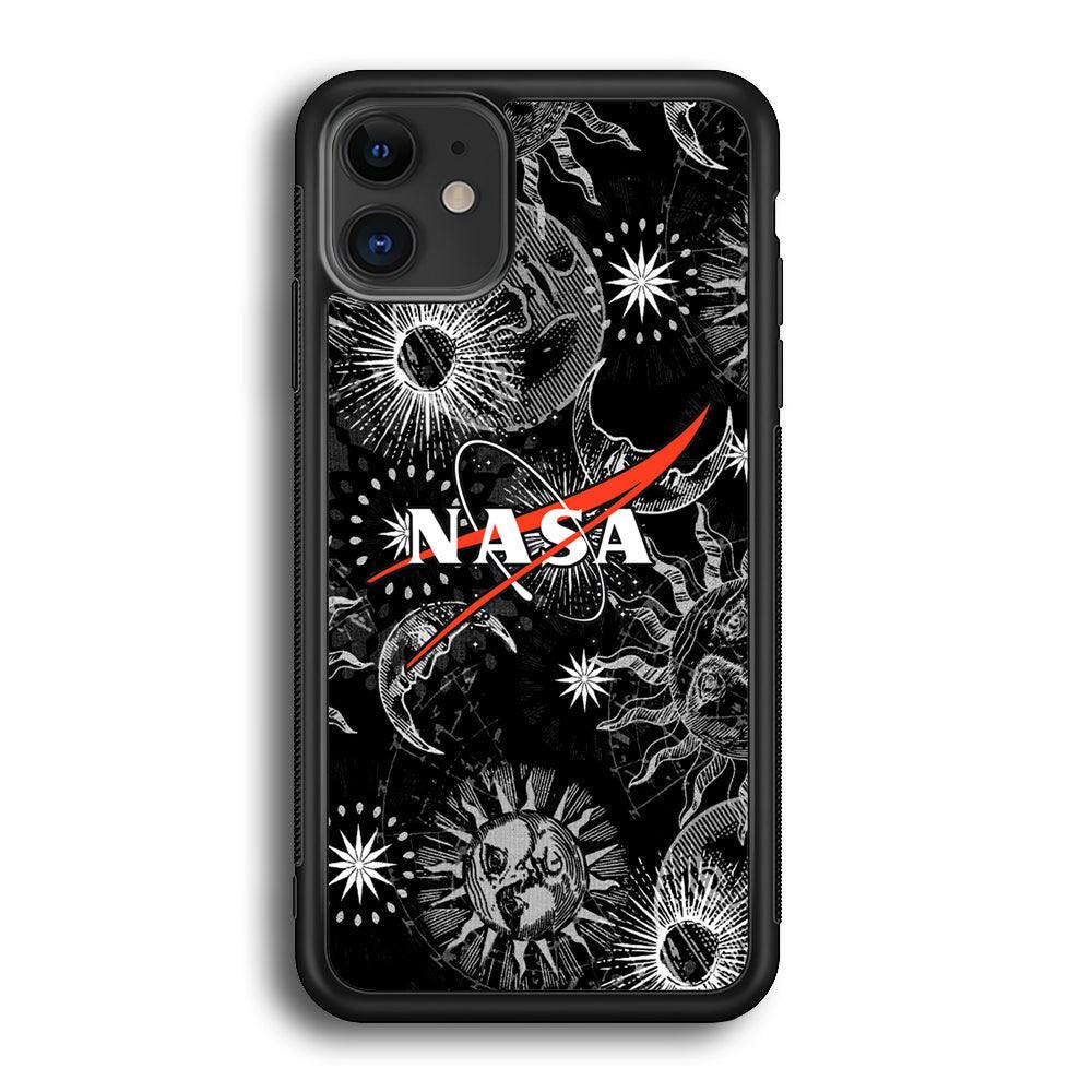 Nasa Astronomy Introduction iPhone 12 Case-Rubber Black (2D Case)-Oxvistore