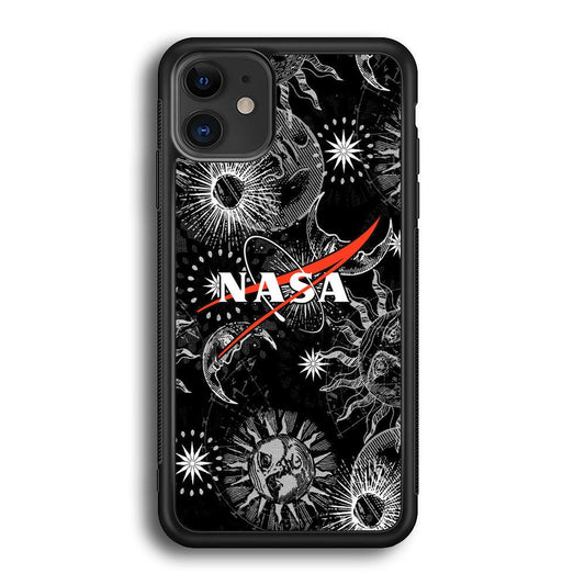 Nasa Astronomy Introduction iPhone 12 Case-Rubber Black (2D Case)-Oxvistore