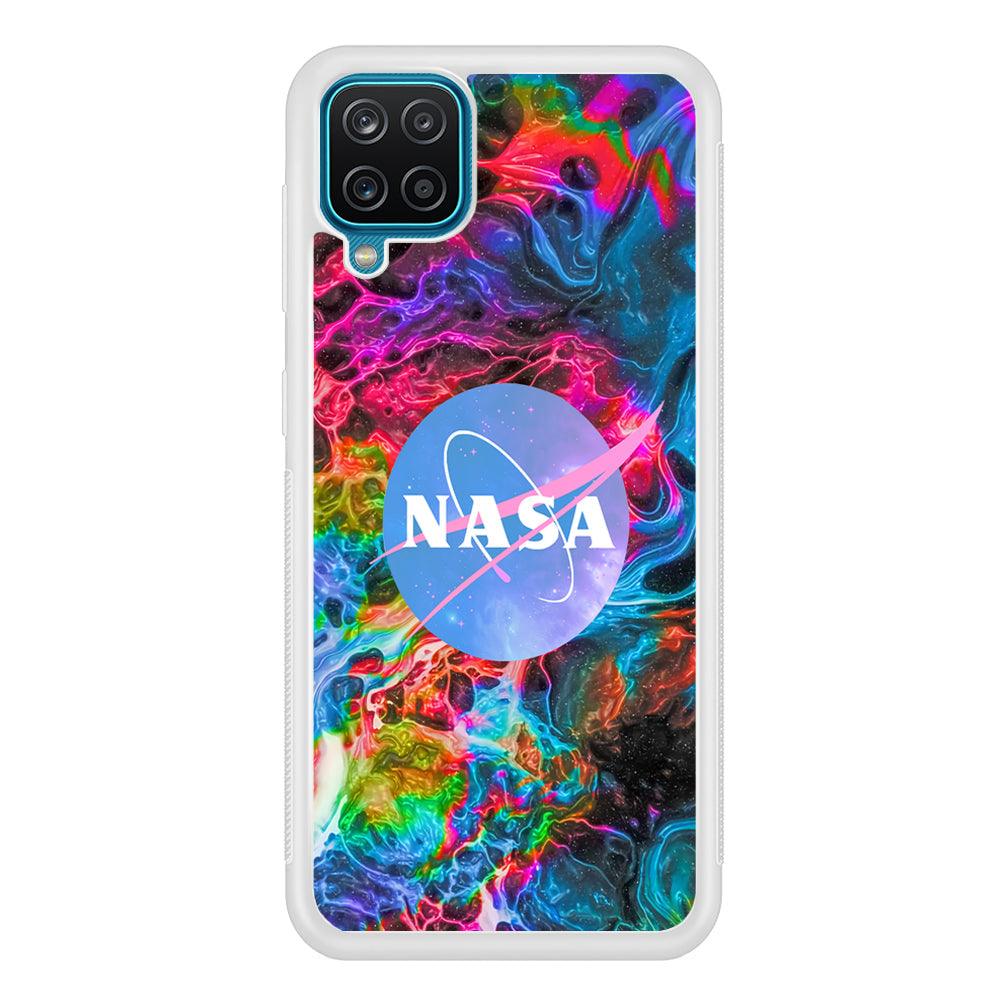 Nasa Cosmos Colorful Samsung Galaxy A12 Case-Oxvistore