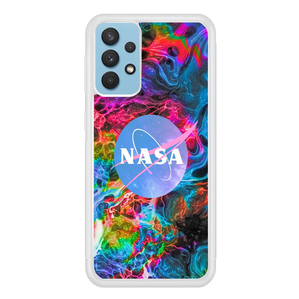 Nasa Cosmos Colorful Samsung Galaxy A32 Case-Oxvistore