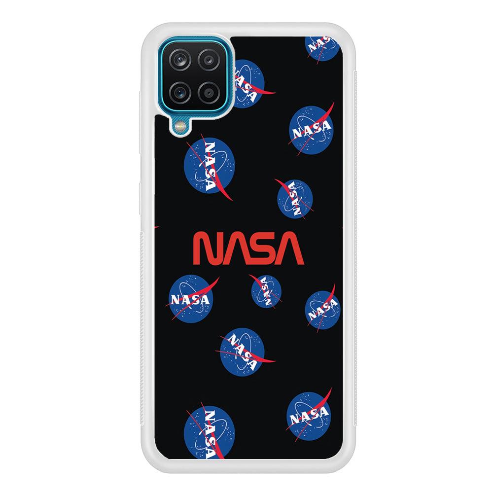 Nasa Emblem Collage Samsung Galaxy A12 Case-Oxvistore