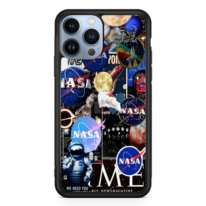 Nasa Galaxy Aesthetic 2D Rubber Phone Case