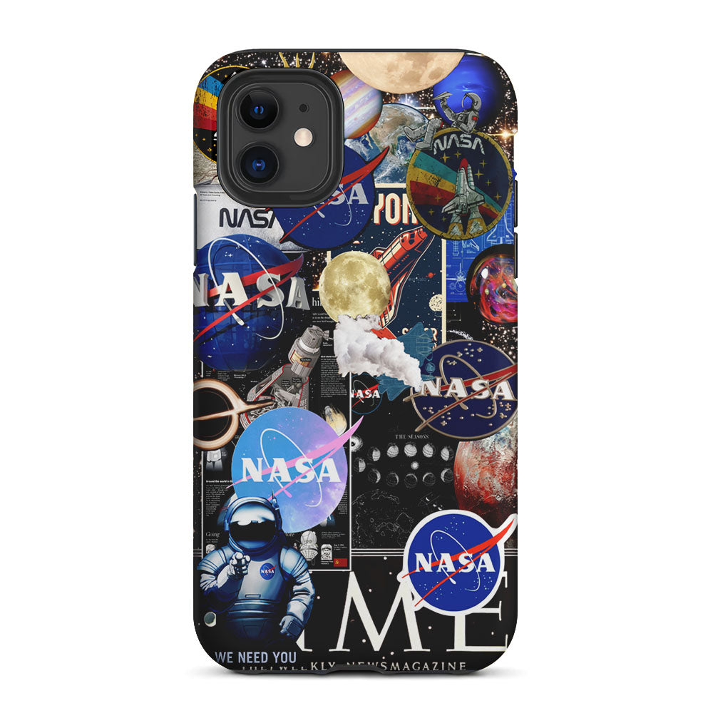 Nasa Galaxy Aesthetic 2 in 1 Tough Phone Case