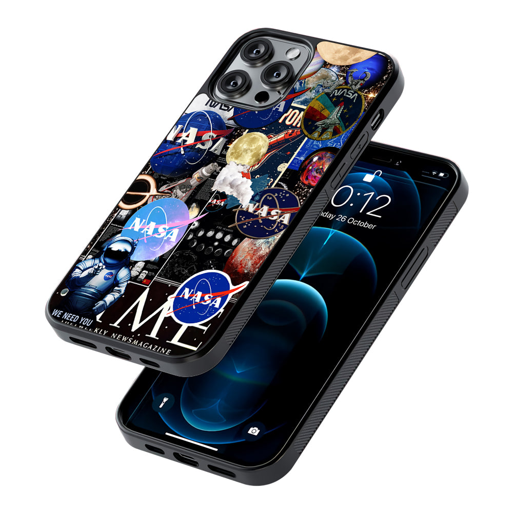 Nasa Galaxy Aesthetic 2D Rubber Phone Case