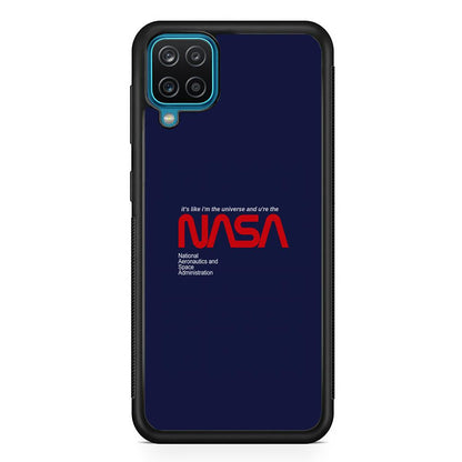 Nasa Like The Universe Samsung Galaxy A12 Case-Oxvistore