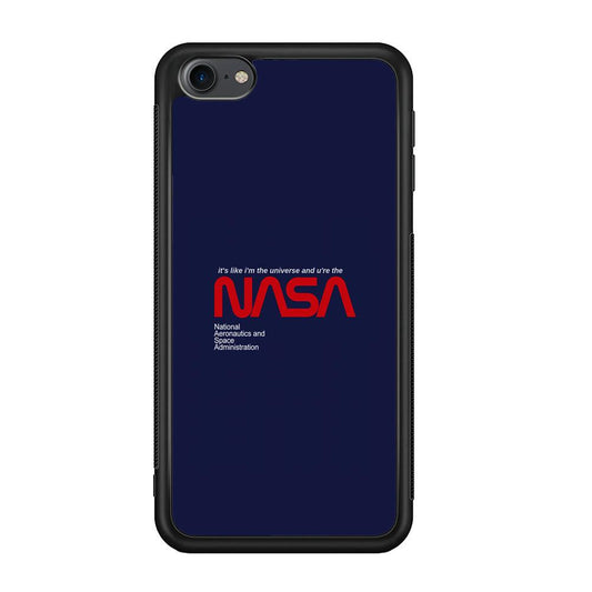 Nasa Like The Universe iPod Touch 6 Case-Rubber Black (2D Case)-Oxvistore