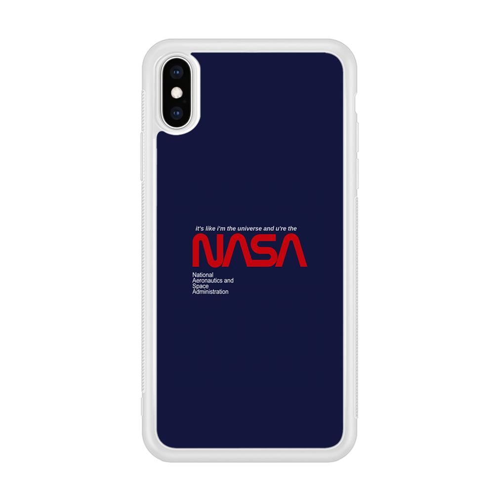 Nasa Like The Universe iPhone X Case-Oxvistore