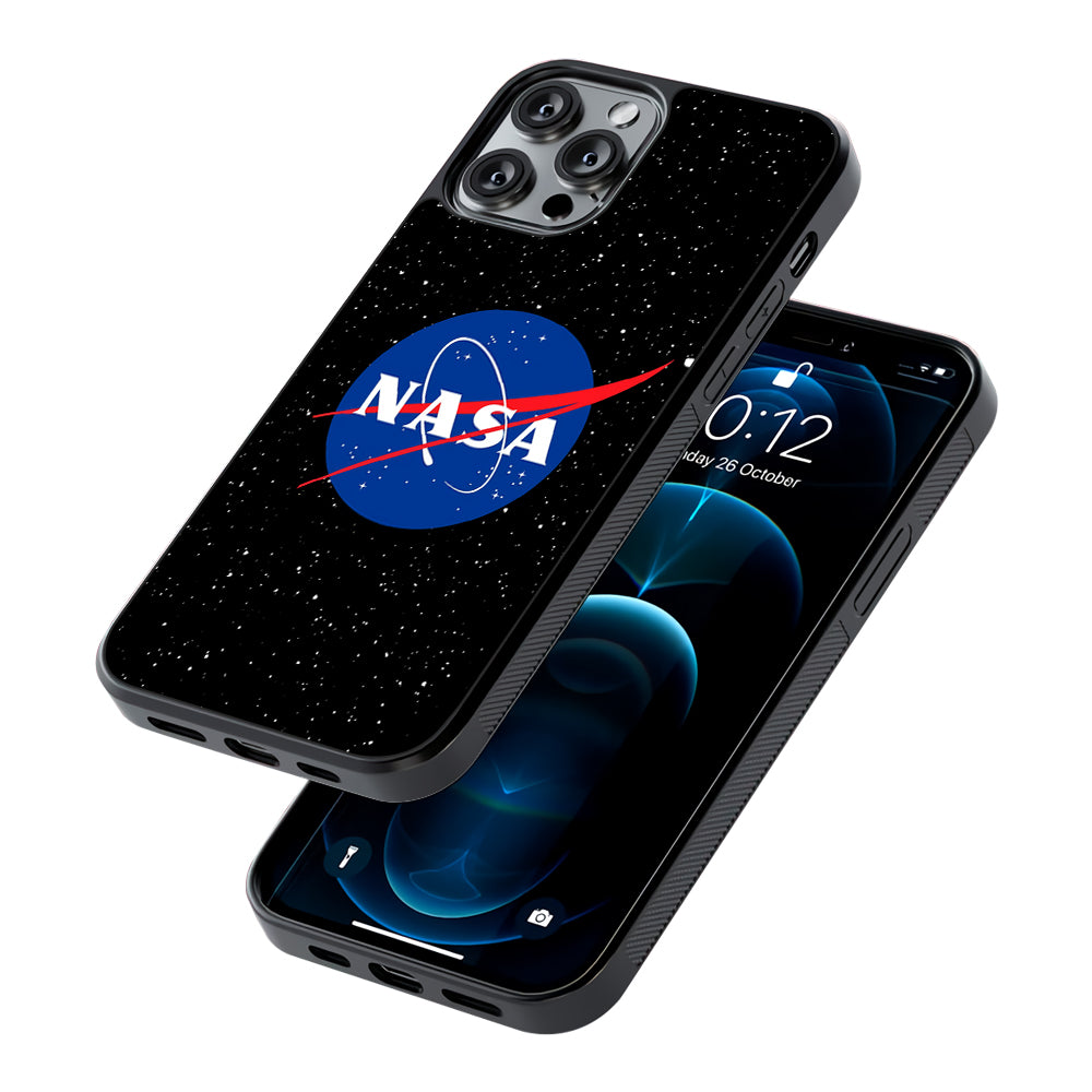 Nasa Logo Galaxy Space 2D Rubber Phone Case