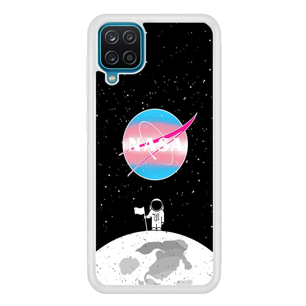 Nasa Moon Chaser Samsung Galaxy A12 Case-Oxvistore