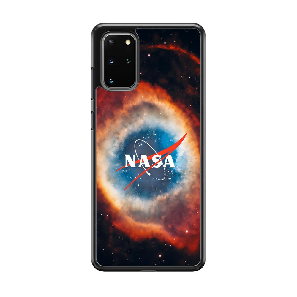 Nasa Nebula Samsung Galaxy S20 Plus Case-Rubber Black (2D Case)-Oxvistore