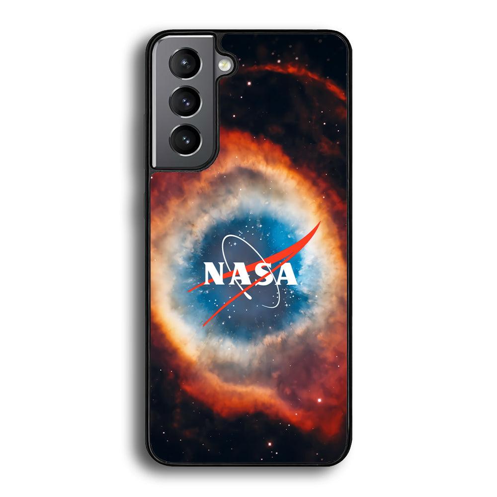Nasa Nebula Samsung Galaxy S24 Case-Rubber Black (2D Case)-Oxvistore