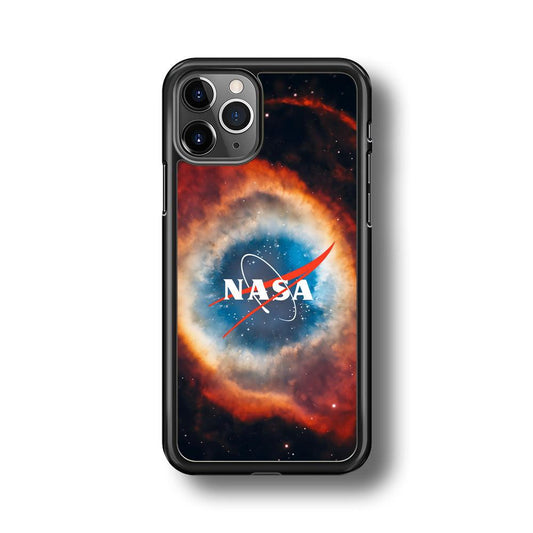 Nasa Nebula iPhone 11 Pro Case-Rubber Black (2D Case)-Oxvistore