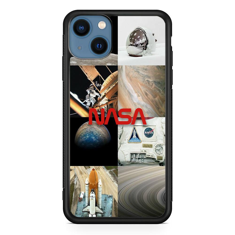 Nasa Partner In The Sky iPhone 14 Case-Rubber Black (2D Case)-Oxvistore