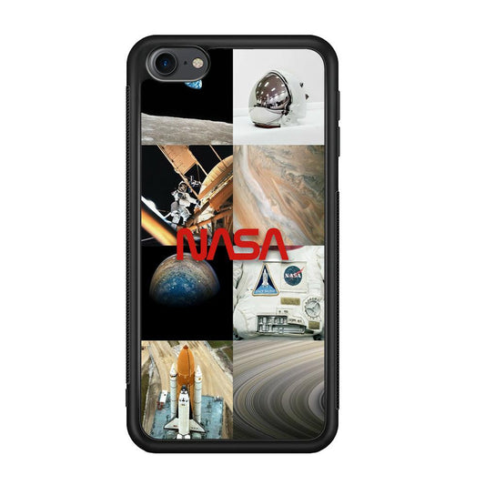 Nasa Partner In The Sky iPod Touch 6 Case-Rubber Black (2D Case)-Oxvistore