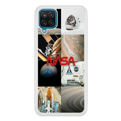 Nasa Partner In The Sky Samsung Galaxy A12 Case-Oxvistore