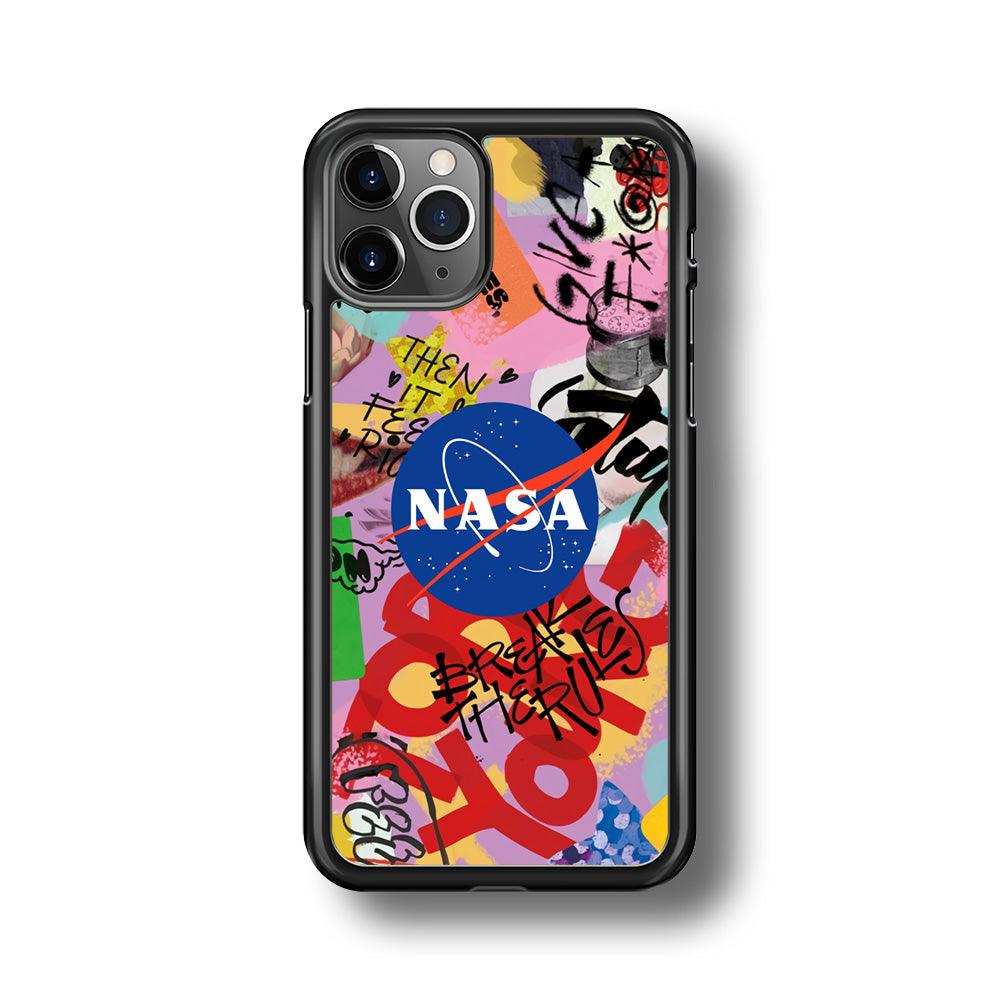 Nasa The Freedom Soul iPhone 11 Pro Max Case-Rubber Black (2D Case)-Oxvistore