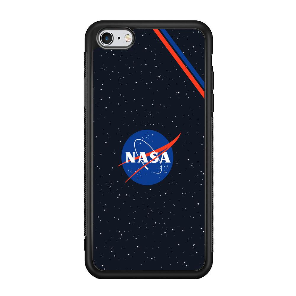 Nasa White Star Spot iPhone 6 Plus | 6s Plus Case-Rubber Black (2D Case)-Oxvistore