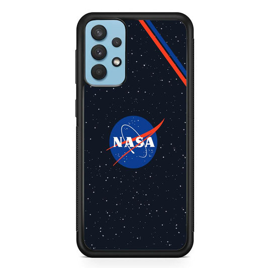 Nasa White Star Spot Samsung Galaxy A32 Case-Oxvistore