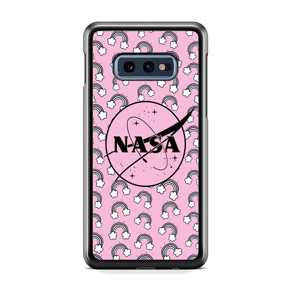 Nasa and Rainbow Features Samsung Galaxy S10E Case-Oxvistore