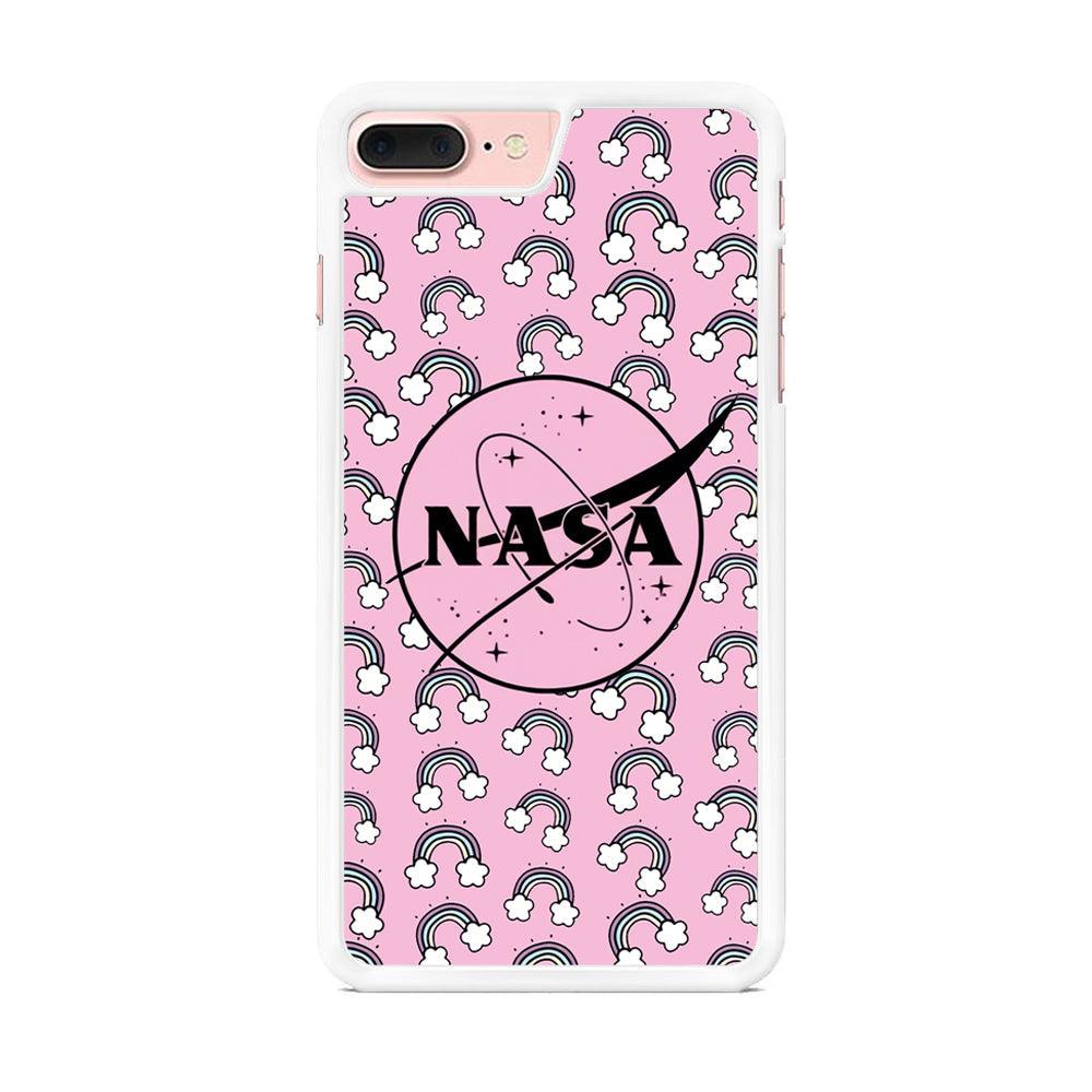 Nasa and Rainbow Features iPhone 8 Plus Case-Oxvistore