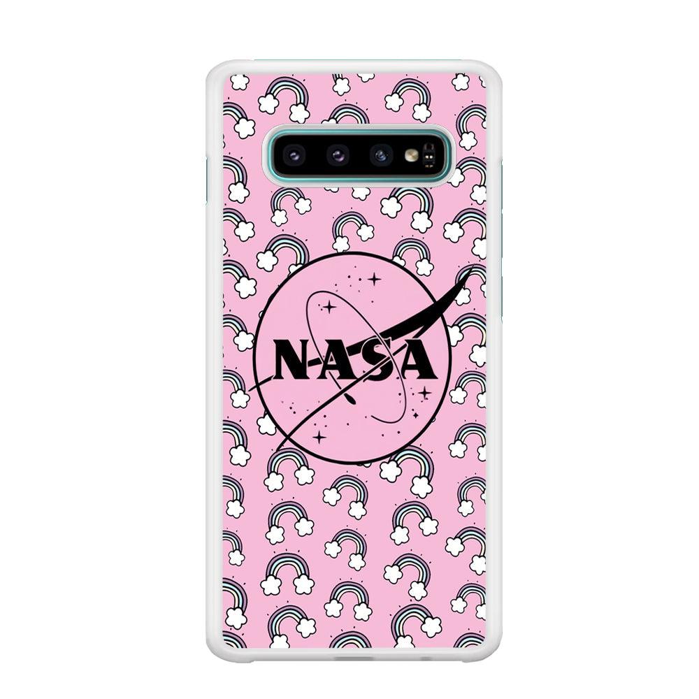 Nasa and Rainbow Features Samsung Galaxy S10 Case-Oxvistore