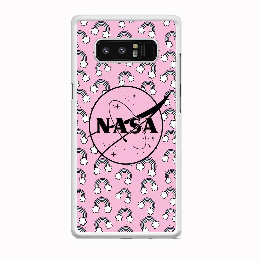 Nasa and Rainbow Features Samsung Galaxy Note 8 Case-Oxvistore