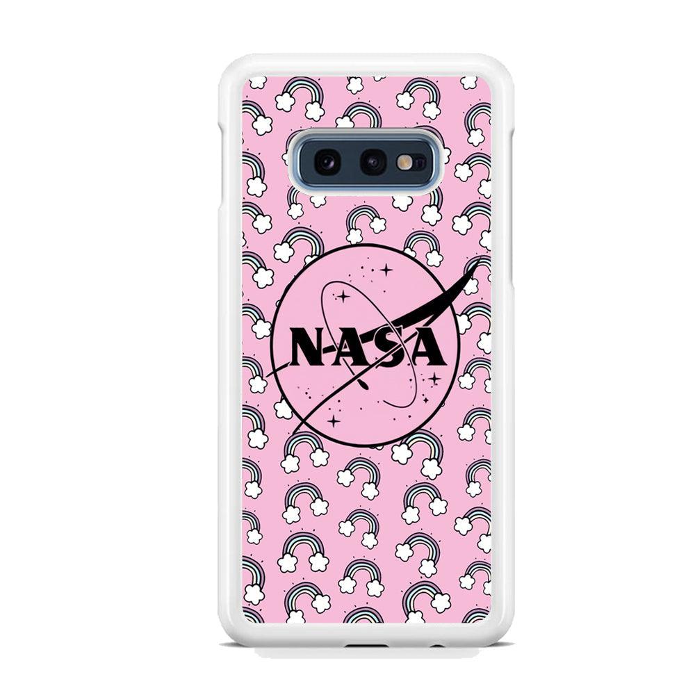 Nasa and Rainbow Features Samsung Galaxy S10E Case-Oxvistore