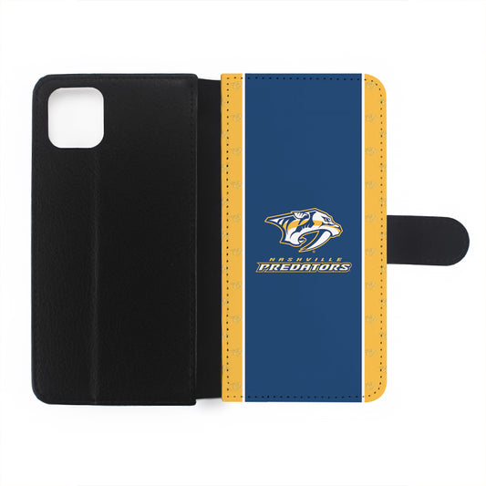 Nashville Predators Logo Flip Wallet Phone Case