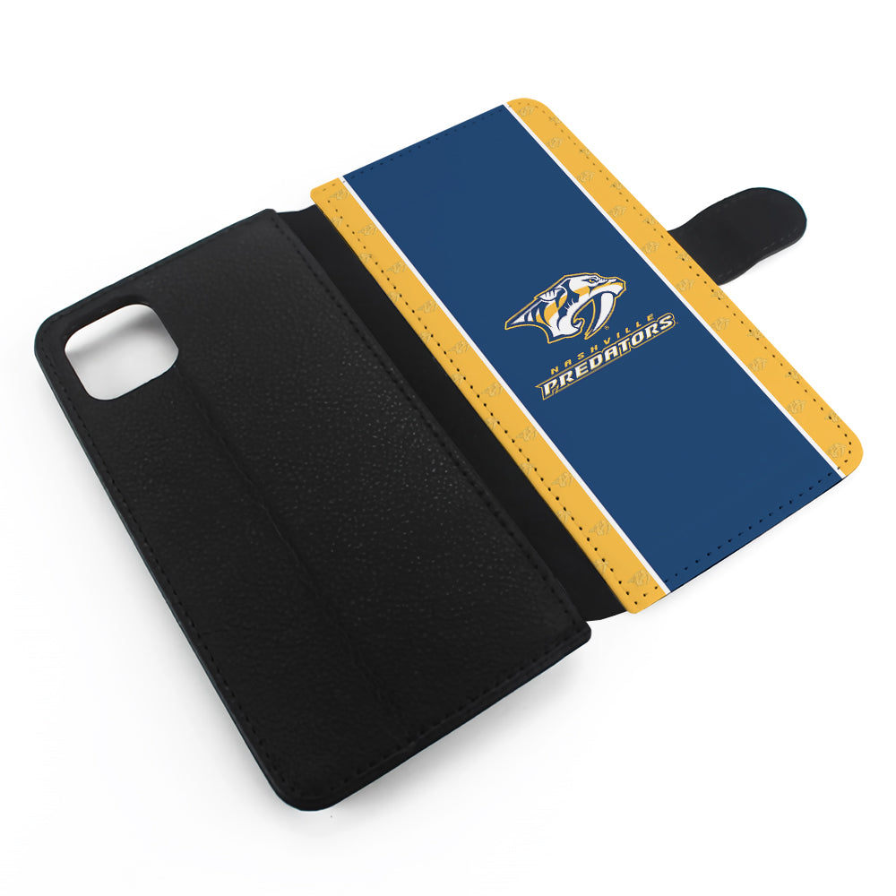 Nashville Predators Logo Flip Wallet Phone Case