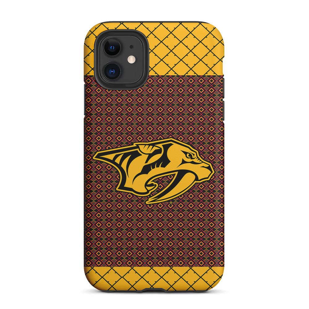 Nashville Predators Pattern 2 in 1 Tough Phone Case