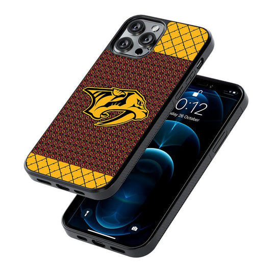 Nashville Predators Pattern 2D Rubber Phone Case-Oxvistore