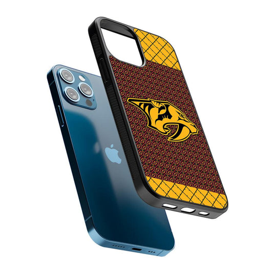 Nashville Predators Pattern 2D Rubber Phone Case-Oxvistore