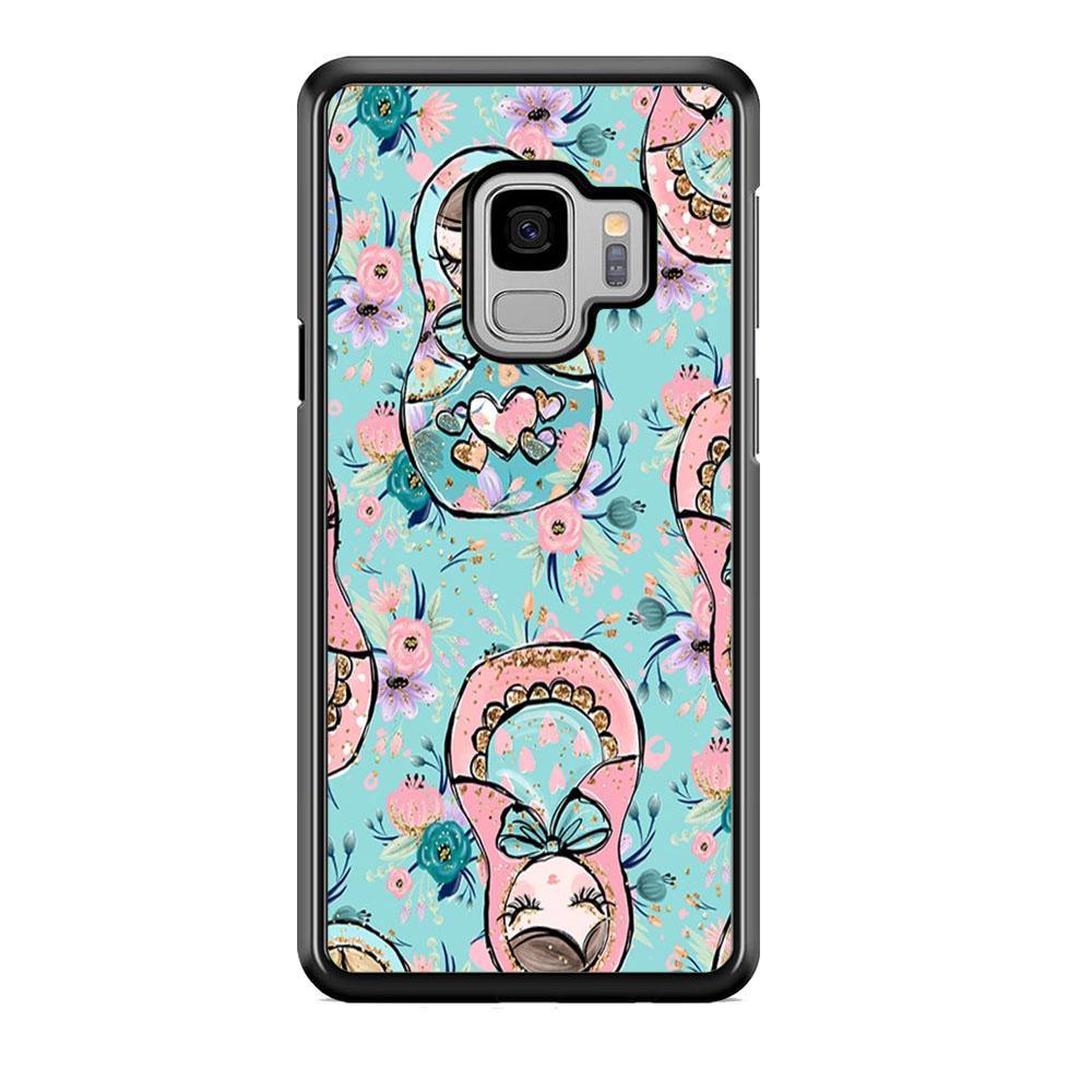 Nesting Dolls Morning Side Samsung Galaxy S9 Case-Rubber Black (2D Case)-Oxvistore