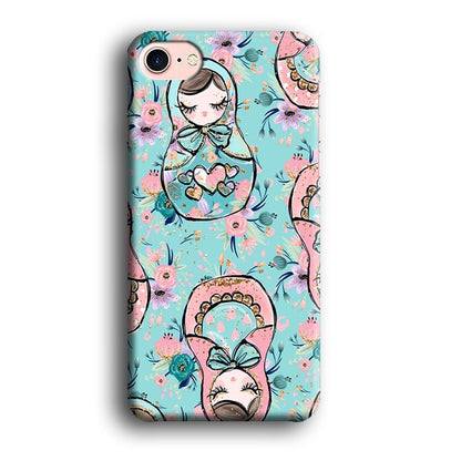 Nesting Dolls Morning Side iPhone 8 Case-Oxvistore